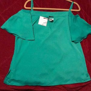 Cold shoulder blouse